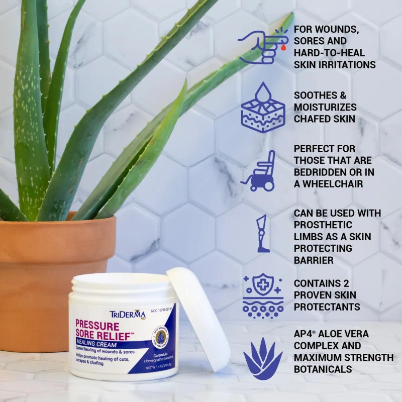 Triderma Crema Cicatrizante Para El Alivio De Úlceras
