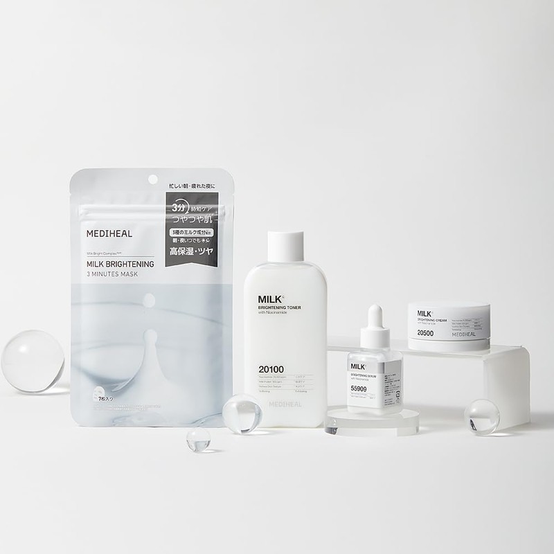 MEDIHEAL: Milk Brightening Toner 300 Milk Brightening Toner 10.1 fl