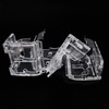 Leewoth 4 Pcs 1" 25mm Cordless Shade Bracket, PVC Cordless