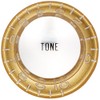 SCUD Hat Knob, Metal Top, Tone, Inch Size Gold/Silver Cap