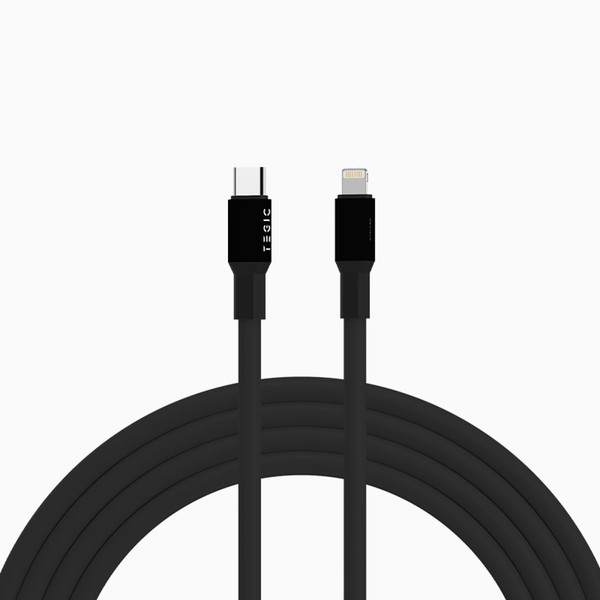 TEGIC Silicone Cable USB-C to C (3FT) 60w Fast Charging