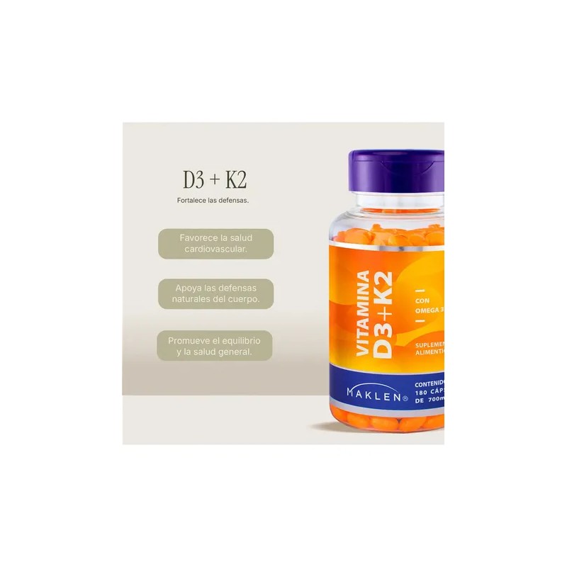 D3 + K2 | Vitamina D3 + K2 + Omega