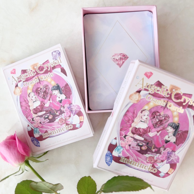 Angelic Crystal Oracle Card, Power Stone, Angelic Crystal Oracle Card,