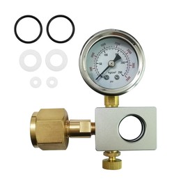 CO2 Refill Fill Station Adaptor With Gauge for DUO Terra Art Pink Cylinder Bottle Soda Water Filling