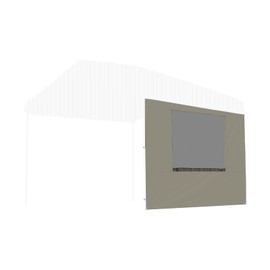 FIELDOOR Side Sheet (Side Curtain), Tarp Tent, 6.5 x 8.5 ft (2.5 x 2.5 m) (Side Sheet Only), Common Steel and Aluminum (G03 Model) [Mesh Window Type/Light Beige]