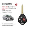 Car Key Fob Remote Keyless Entry Control HYQ12BBY 314MHz 4