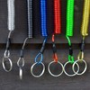 FINN Outdoors Carabiner with spiral cable, elastic lanyard, spiral key