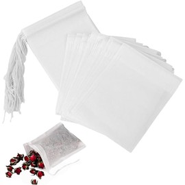 400 PCS Tea Bags, Tea Bags for Loose Leaf Tea, Empty Tea Bags with Drawstring Spice Bags for Reusable Loose Tea Filter(2.7Inch x 3.5Inch)