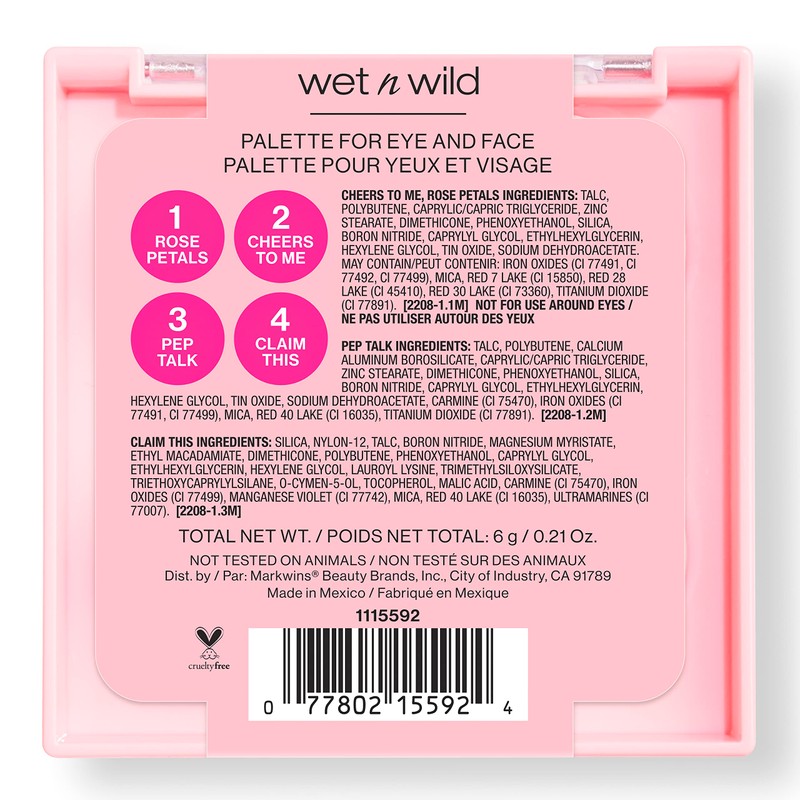 wet n wild Pampered Palette for Eye & Face