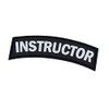 Instructor Tab PVC Patch (Black and White)