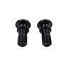 Acoustic Guitar Black ABS End Pin with White Dot for