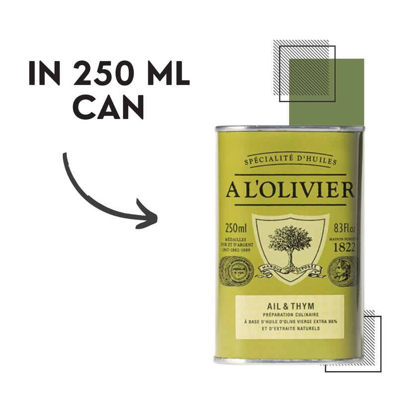 Garlic Thyme EVOO olive oil 250 ml