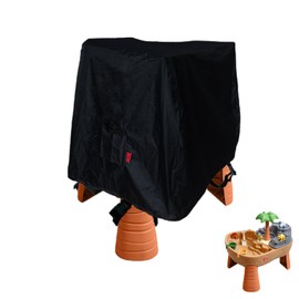 Kids Water Table Cover Fit Step2 Dino Dig Sand and WaterTable,Waterproof DustProof Anti-UV Outdoor Kids Water and Sand Toys Cover,Cover only(35''x32''x32'')