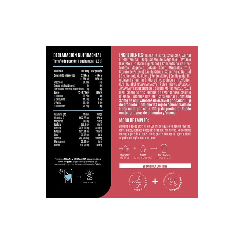 Birdman Creatina Electrolitos Magnesio Bcaas Con Glutamina
