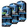 Schick Hydro 5 Disposable Razors for Men with Flip Beard