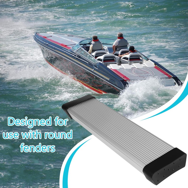 Upgraded 2PCS Aluminum Fender Mounts fit for Boat Trailer Round