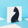 balvi Napkin Holder Feline Colour Black Suitable for Various Sizes