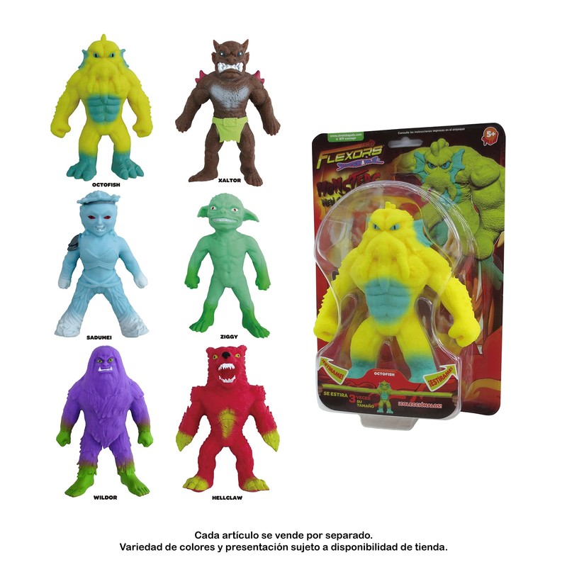 Ruz Figura de Accion Flexors Serie Monsters 6" Sadumei