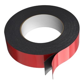 GTIWUNG Schaumstoff Montageband, Doppelseitiges Klebeband Rot, Schwammband Doppelseitig, Wasserdichte Schaumstoff Montage Klebeband mit Besonders Starke Klebkraft, 2cmx10m