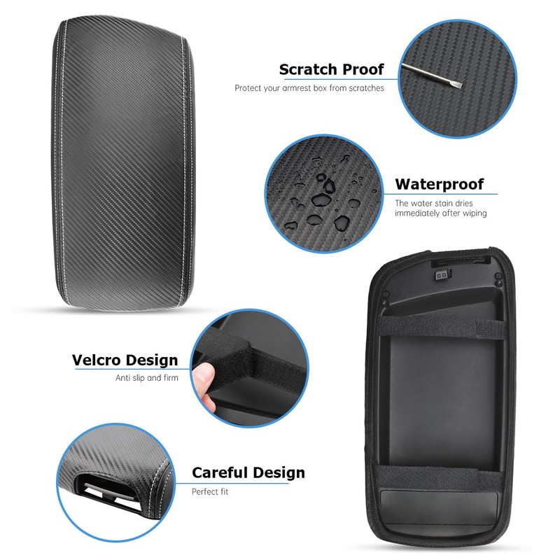 INTGET Car Center Console Armrest Cover for Kia Optima Accessories