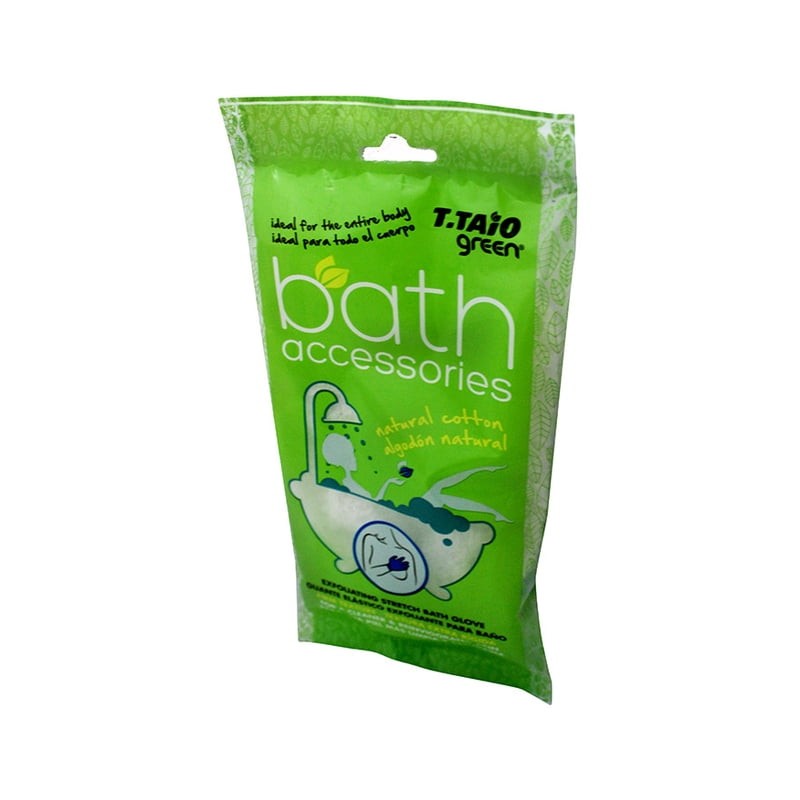 Guantes exfoliantes T-Taio Green para el cuerpo 1 par