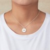 Philip Jones Silver Plated Filigree Disc Big Sister Necklace