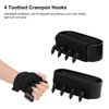 1 Pair/set 4 Tooth Spikes Crampon Hooks Wristband Durable Outdoor