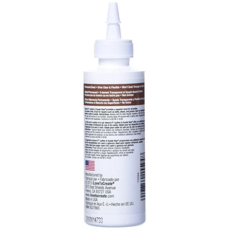 Aleene's15594 Leather & Suede Glue 4oz