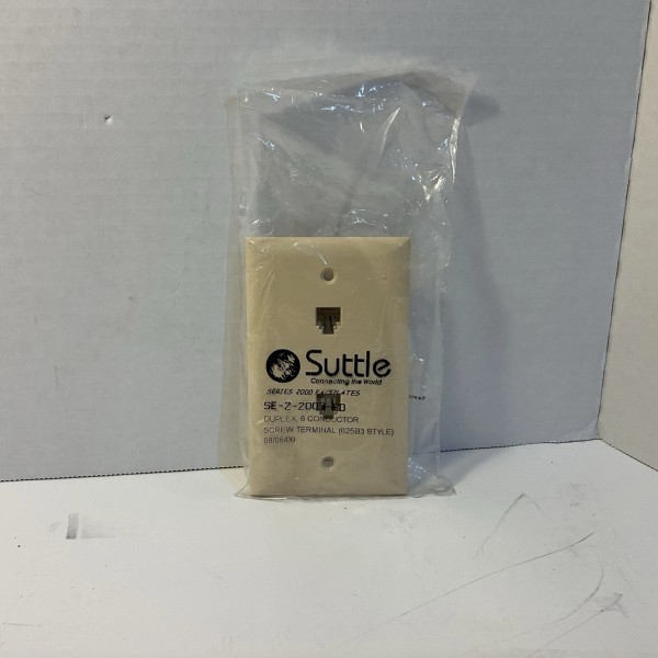 Suttle Wall Plate Double Outlet Ivory Phone LOT OF 10