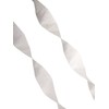 Maroon and White Crepe Paper Streamers, Made in USA