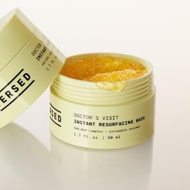 Versed Doctor's Visit - Mascarilla facial de rejuvenecimiento instantáneo – AHA, BHA y enzimas exfoliante ayuda a reducir la hiperpigmentación – Suaviza e hidrata la piel con vitamina C – Vegana (1.7 onzas)