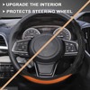 GIANT PANDA Steering Wheel Cover for Subaru Forester, Car Steering