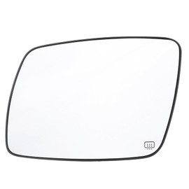SCITOO Driver Side Mirror Glass Fit For Dodge Journey 2009-2020 Convex W/Heated Chrome Left Exterior Mirror Glass With Backing Plate OE:68045693AA PL:CH1323393