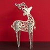Enesco Flourish Reindeer with Tie Centerpiece, 17-Inch