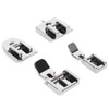 4Pcs Zipper Presser Foot Parallel Grooves Easy Operation Edge Design
