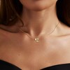 CAROVO Gold Initial Necklaces for Women, Dainty Gold Letter Z