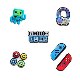 BULKITEM 26PCS Game Theme Shoe Decoration Charms for Boys Teens, Game Gifts, Game Shoe Charms Accessories Decorations for Boys Girl Women Men Teens Adults