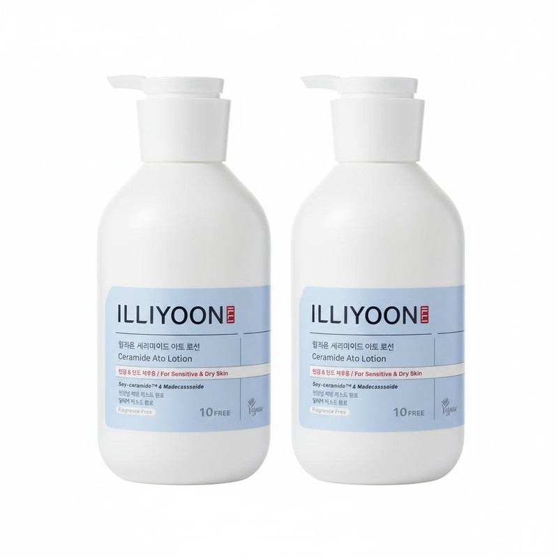 NEW Illiyoon Illiyoon Ceramide Ato Lotion 600ml x2 / NEW