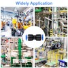 Pack of 40 Pneumatic Fittings, Pneumatic Connectors, Straight Pneumatic Connection,
