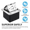 Vagueior Pop-Up Floor Box Kit, Waterproof Electrical Outlet Cover Box,