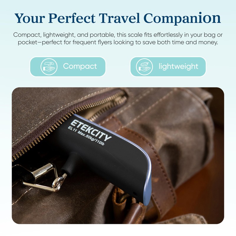 Etekcity Luggage Scale, Travel Essentials, Digital Suitcase Weight Scales for