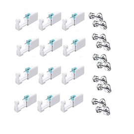 Ear Piercing Kit - 12PCS Portable Gun Set With Stud Earrings, Safety Tool for Men and Women