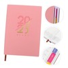 LALAFINA Minimalist A5 Notebook 2025 Planner for Daily Schedule Portable