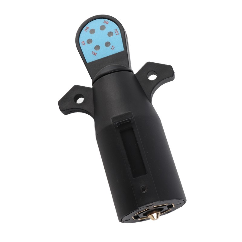7 Pin RV Blade Trailer Wiring Circuit Tester 6 LED