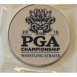 SportzCollectables.com PGA Championship - 2015 - Whistling Straits - Pro size 32mm -Golf Ball Marker