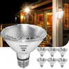 Lachesan Par30 Short Neck Halogen Flood Light Bulbs, 50W120V 2700K