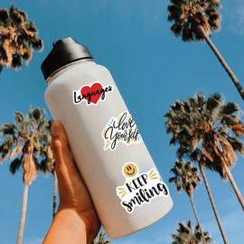 200PCS Inspirational Quote Stickers, Positive Affirmation Stickers Pack for Adults, Motivational Stickers Decals for Laptop Water Bottle Journal Skateboard Teens Boys Girls