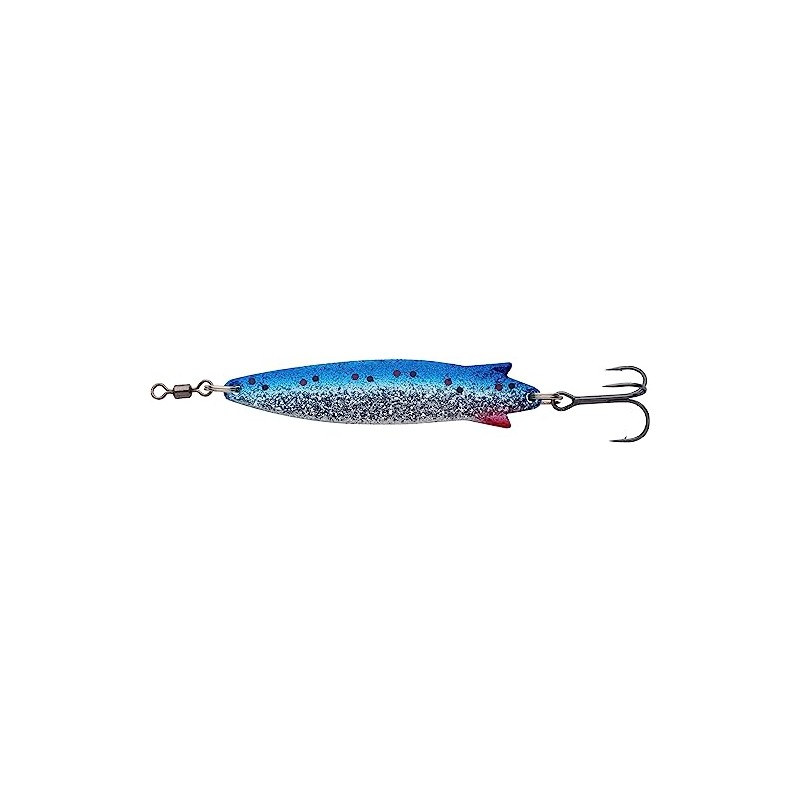 Abu Garcia Toby Spoon Fishing Lures (10 g, Blue Glitter)