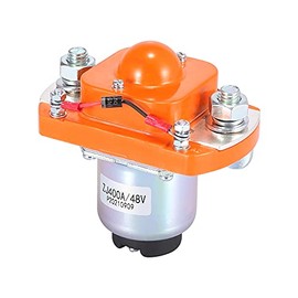 X AUTOHAUX MZJ-400A Universal Main Contactor Solenoid Metal Plastic for Golf Cart 48V 400A Replacement