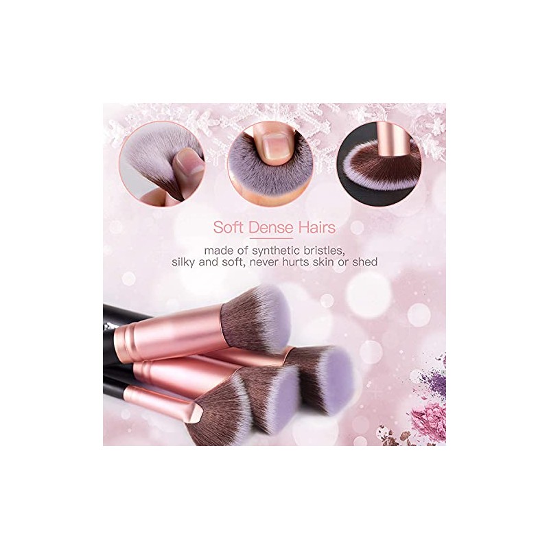 BESTOPE PRO - Brochas de maquillaje Juego de 16 brochas